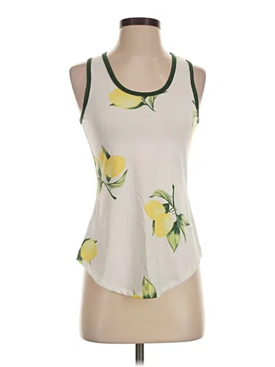 Pre-owned Lularoe Tank Top Ivory Halter Neckline Tops