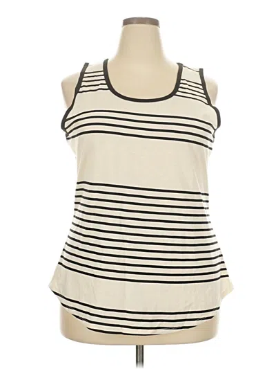 Lularoe Tank Top Ivory Strapless Neckline Tops In White