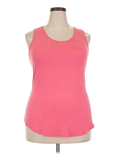 Pre-owned Lularoe Tank Top Pink Halter Neckline Tops