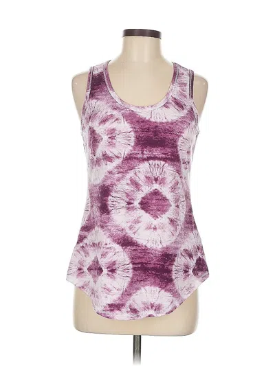 Pre-owned Lularoe Tank Top Purple Halter Neckline Tops