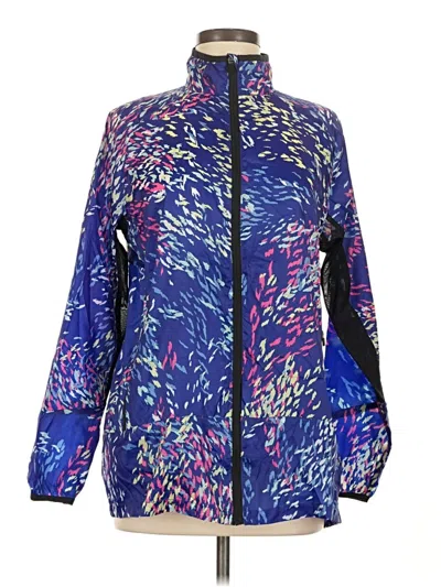 Pre-owned Lularoe Track Jacket In Blue