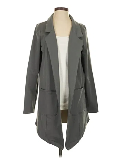 Pre-owned Lularoe Trenchcoat In Gray