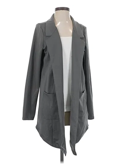 Pre-owned Lularoe Trenchcoat In Gray