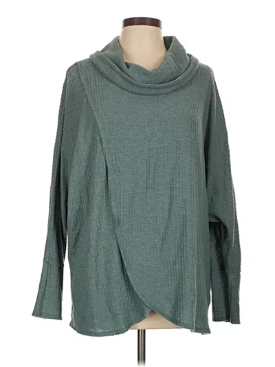 Pre-owned Lularoe Turtleneck Sweater In Blue