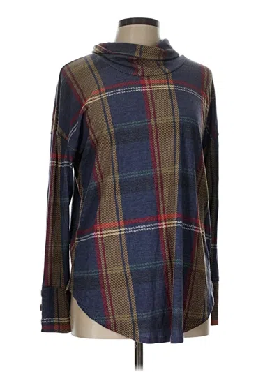 Pre-owned Lularoe Turtleneck Sweater In Blue