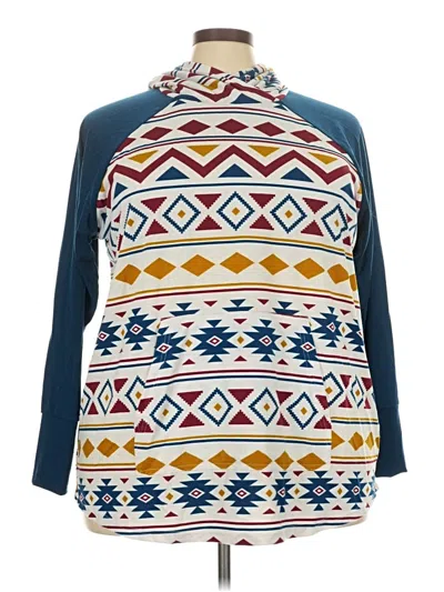 Pre-owned Lularoe Turtleneck Sweater In Blue
