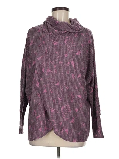 Pre-owned Lularoe Turtleneck Sweater In Purple