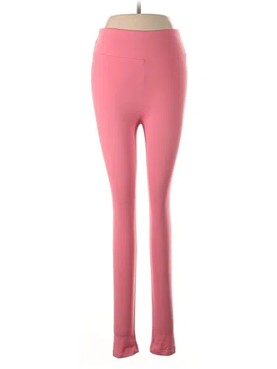Pre-owned Lularoe Yoga Pants In Pink