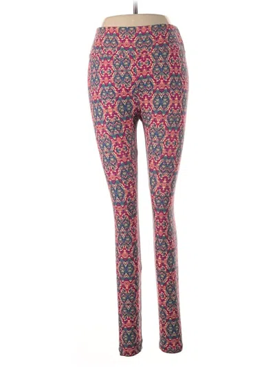 Pre-owned Lularoe Yoga Pants In Pink