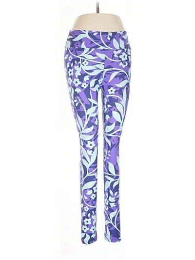 Pre-owned Lularoe Yoga Pants In Purple