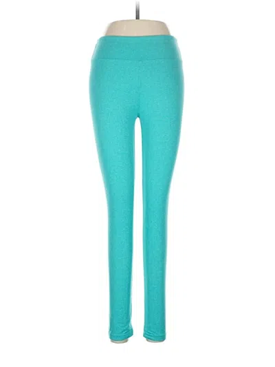 Pre-owned Lularoe Yoga Pants In Teal