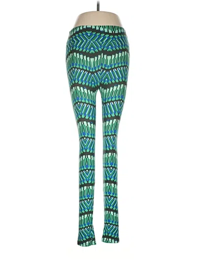 Pre-owned Lularoe Yoga Pants In Teal