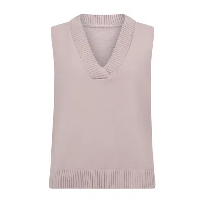 Lula-ru Women's Vest Jumper - Pink