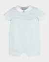 Luli & Me Boy's Smocked Cotton Bubble Romper