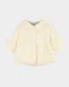 Luli & Me Girl's Cozy Faux Fur Jacket In White