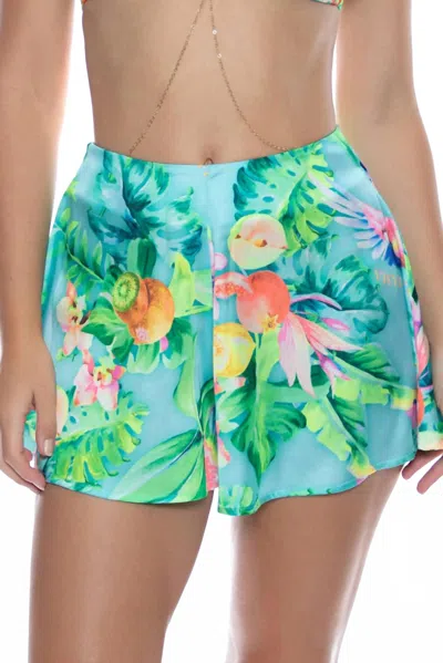 Luli Fama Caribbean Fantasy Short In Multicolor