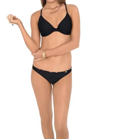 Luli Fama Cosita Buena Underwire Adjustable Bikini Top In Black