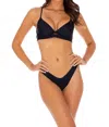 Luli Fama Cosita Buena Underwire Top In Black In Black