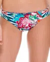 Luli Fama Full Coverage Bikini Bottom In Like A Flame In Multi