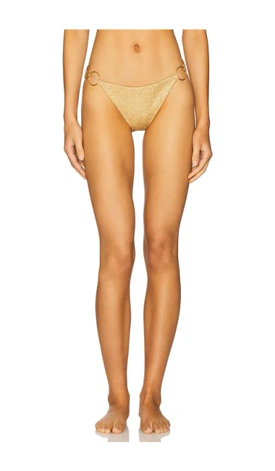 Luli Fama Golden Sunset Ring Brazilian Bikini Bottom