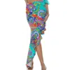 Luli Fama In The Groove Midi Skirt In Multicolor In Multi