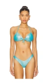 Luli Fama Luminous Molded Push Up Bikini Top