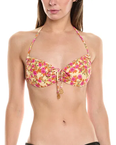 Luli Fama Reversible Bandeau Top In Pink