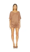 Luli Fama South Beach Dress In Brown