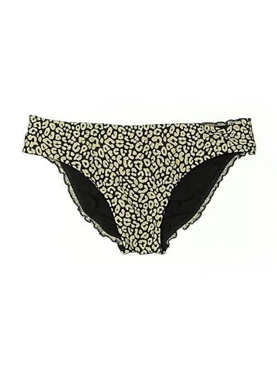 Pre-owned Luli Fama Swimsuit Bottoms In Gold