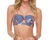Luli Fama Underwire Bikini Top In Rebeldia In Multi
