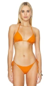 LULI FAMA WAVY BABY TRIANGLE BIKINI TOP