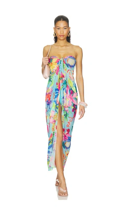Luli Fama X Revolve Oceans Kiss Long Wrap In Multi