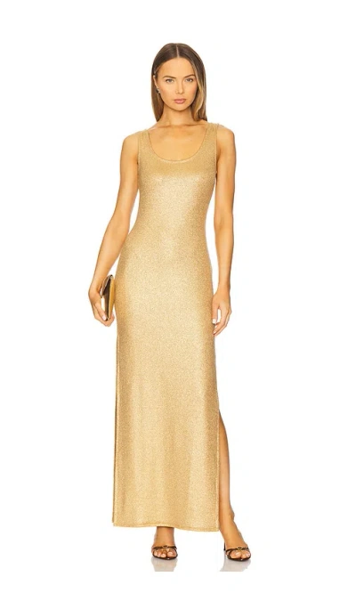 Luli Fama X Revolve Tank Dress In Gold