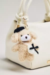 Lulla Collection Bear Bag Charm In White