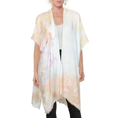 Lulla Collection By Bindya Womens Raw Hem Knit Cover-up In Multi