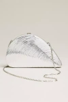 Lulla Collection Seashell Clutch In Silver