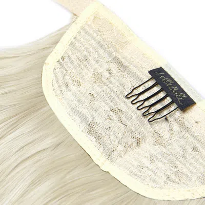 Lullabellz Mini Grande 18  90s Bounce Wraparound Pony (various Shades) - Bleach Blonde