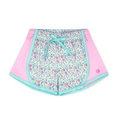 Lullaby Set Kids' Girls Elise Short In Whimsy Wildflowers In Multi