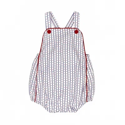 Lullaby Set Kids Evan Sunsuit In Blue/red