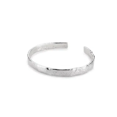 Lulu And Boo Jewellery Women's Luna Chunky Solid Sterling Silver Cuff
