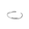 Lulu And Boo Jewellery Women's Luna Slim Solid Sterling Silver Cuff In Silver