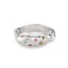 Lulu And Boo Jewellery Women's Silver / Pink / Blue Tutti Frutti Chunky Sterling Silver Ring With Sapphires