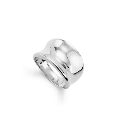 Lulu And Boo Jewellery Women's Solid Sterling Silver Saddle Ring