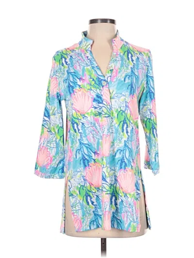 Pre-owned Lulu-b 3/4 Sleeve T-shirt In Pink