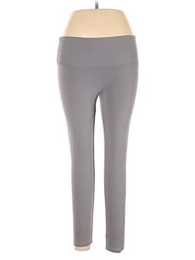 Pre-owned Lulu-b Active Pants In Gray