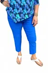 Lulu-b Bangladine Pull-on Capri Pants In Deep Sea In Blue