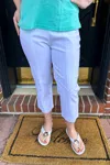 Lulu-b Bangladine Pull-on Capri Pants In Light Blue In Blue