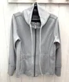 Lulu-b Reversible Front Pocket Zip Jacket In Grey In Gray