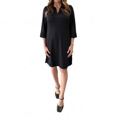 Lulu-b Travel Mini Dress In Black