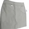 Lulu-b Women's Bengaline Mini Skort In Stone In Gray